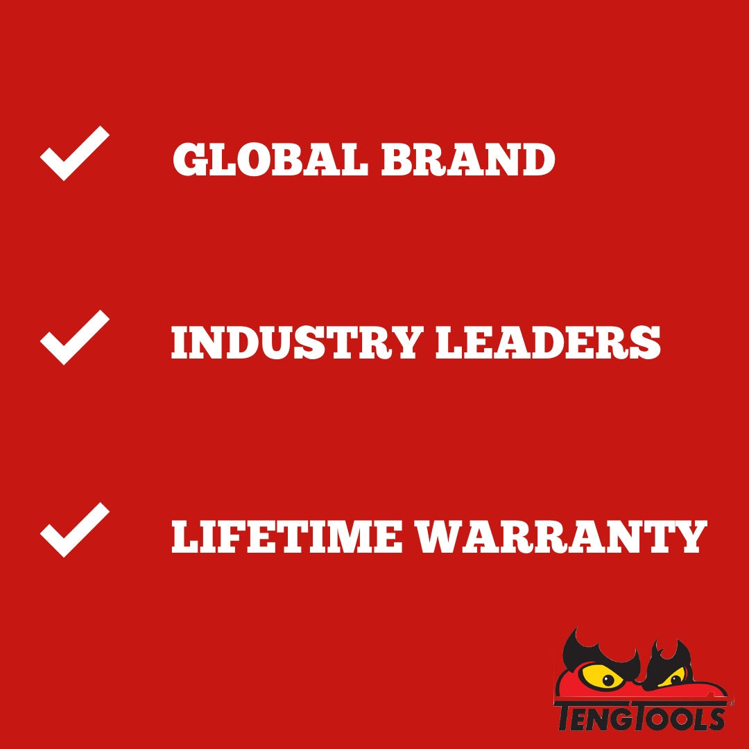 Teng Tools 9 Piece Black Metric Ball Point Hex Key / Allen