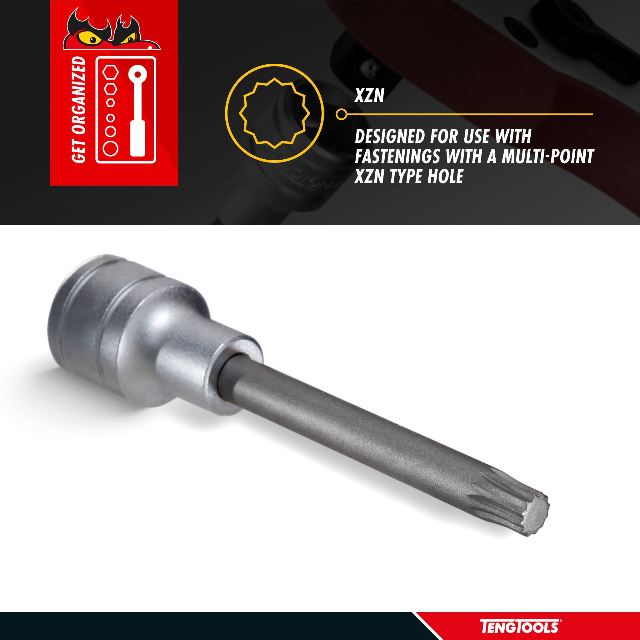 Teng Tools XZN Triple Square Spline 1/2 Inch Drive Chrome