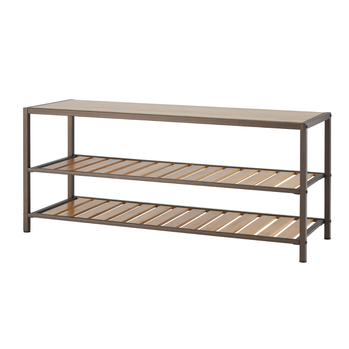 Trinity 3-Tier Bamboo Shoe Bench Bronze Anthracite®
