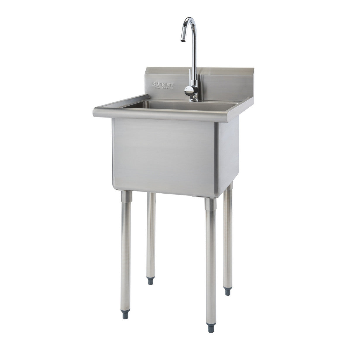 Trinity BASICS® Stainless Steel Utility Sink NSF w/ Faucet