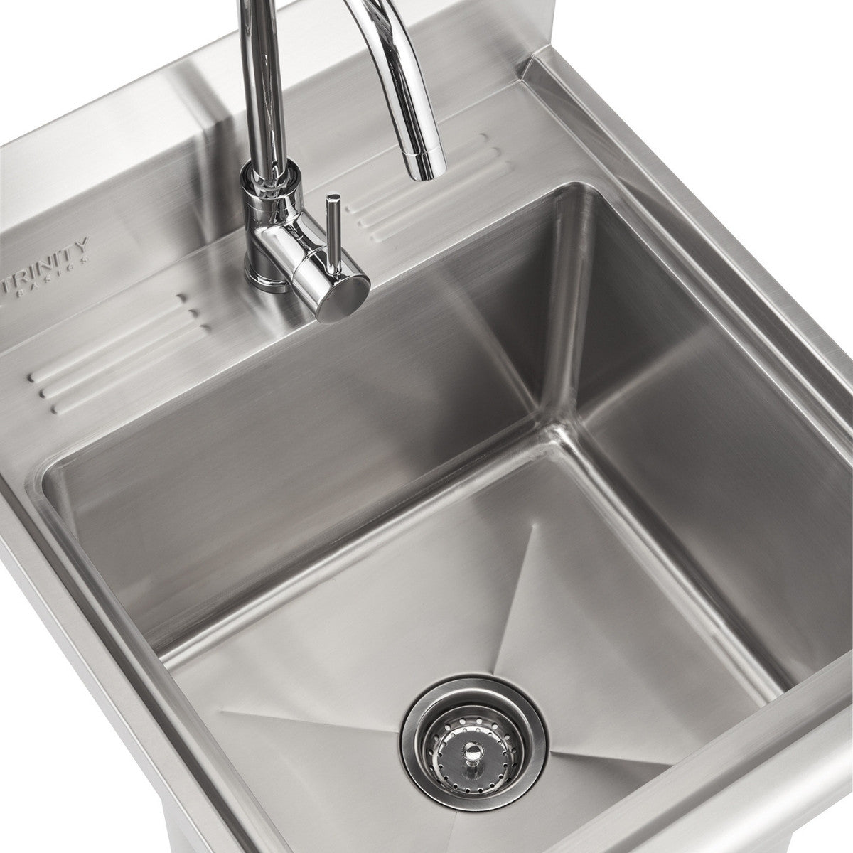 Trinity BASICS® Stainless Steel Utility Sink NSF w/ Faucet