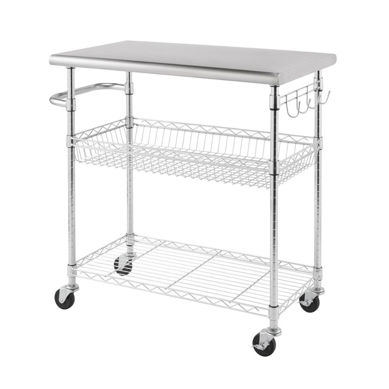 Trinity EcoStorage® 34 Stainless Steel Kitchen Cart NSF
