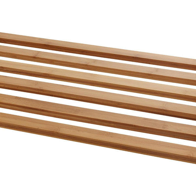 Trinity EcoStorage® Bamboo 3-Bag Laundry Cart Bronze Poles