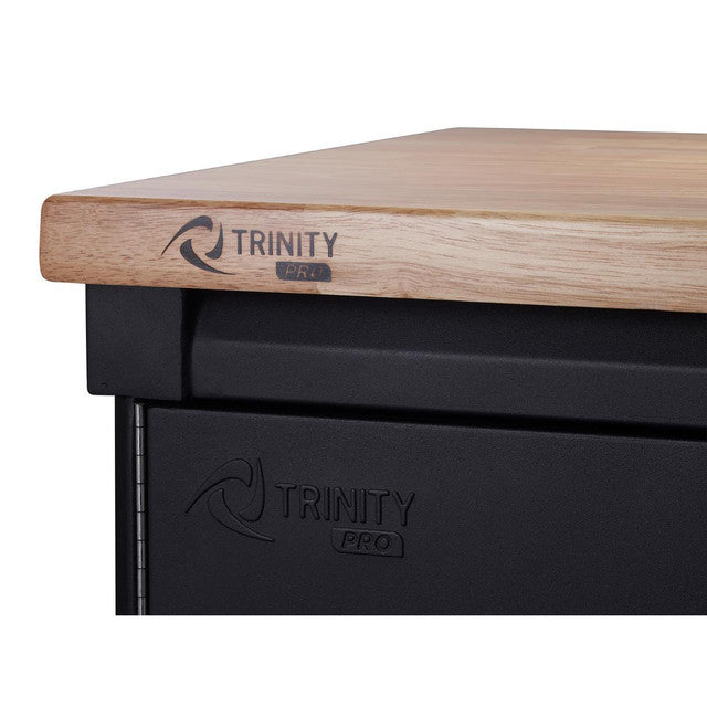 Trinity PRO 4-Piece Garage Cabinet Set Black