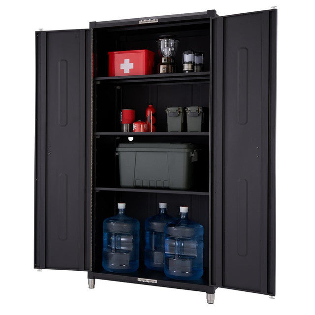 TRINITY PRO 4-Piece Garage Cabinet Set, Black