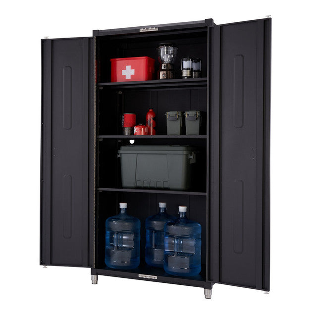 Trinity PRO 8-Piece Garage Cabinet Drawer Set Black