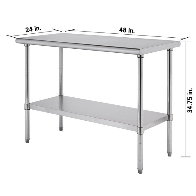 Trinity PRO EcoStorage® 48x24x35 Stainless Steel Table NSF