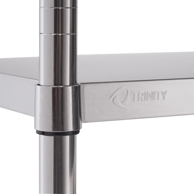 Trinity PRO EcoStorage® 48x24x35 Stainless Steel Table NSF