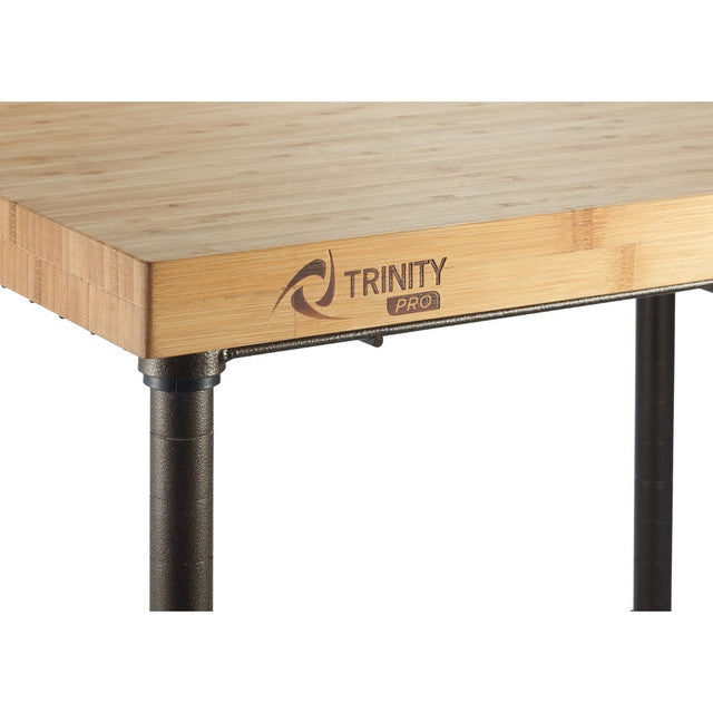 Trinity PRO EcoStorage® Expandable Bamboo Top Kitchen Cart