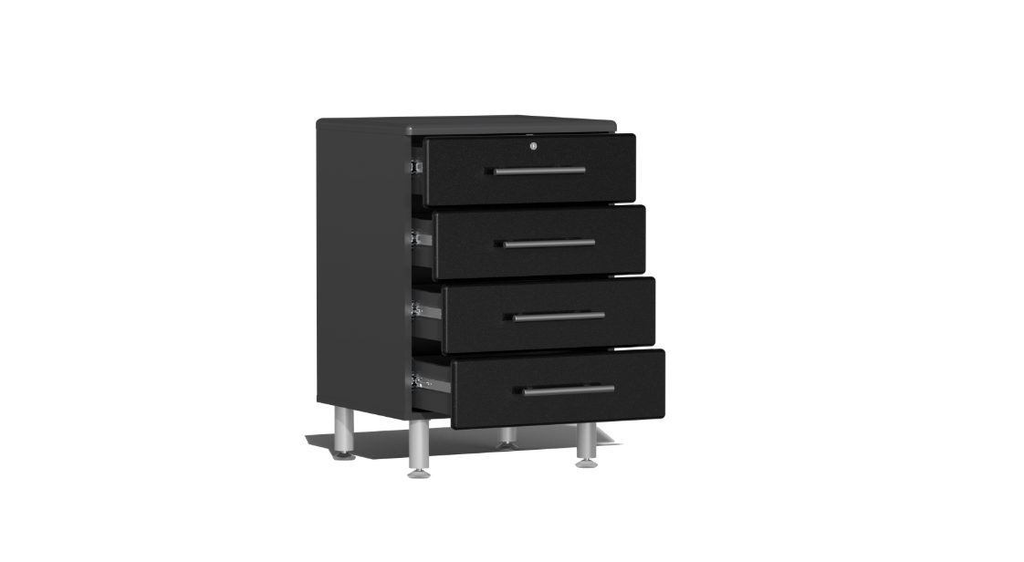 Ulti-MATE Garage 2.0 Series Black 4-Piece Set - UG26040B