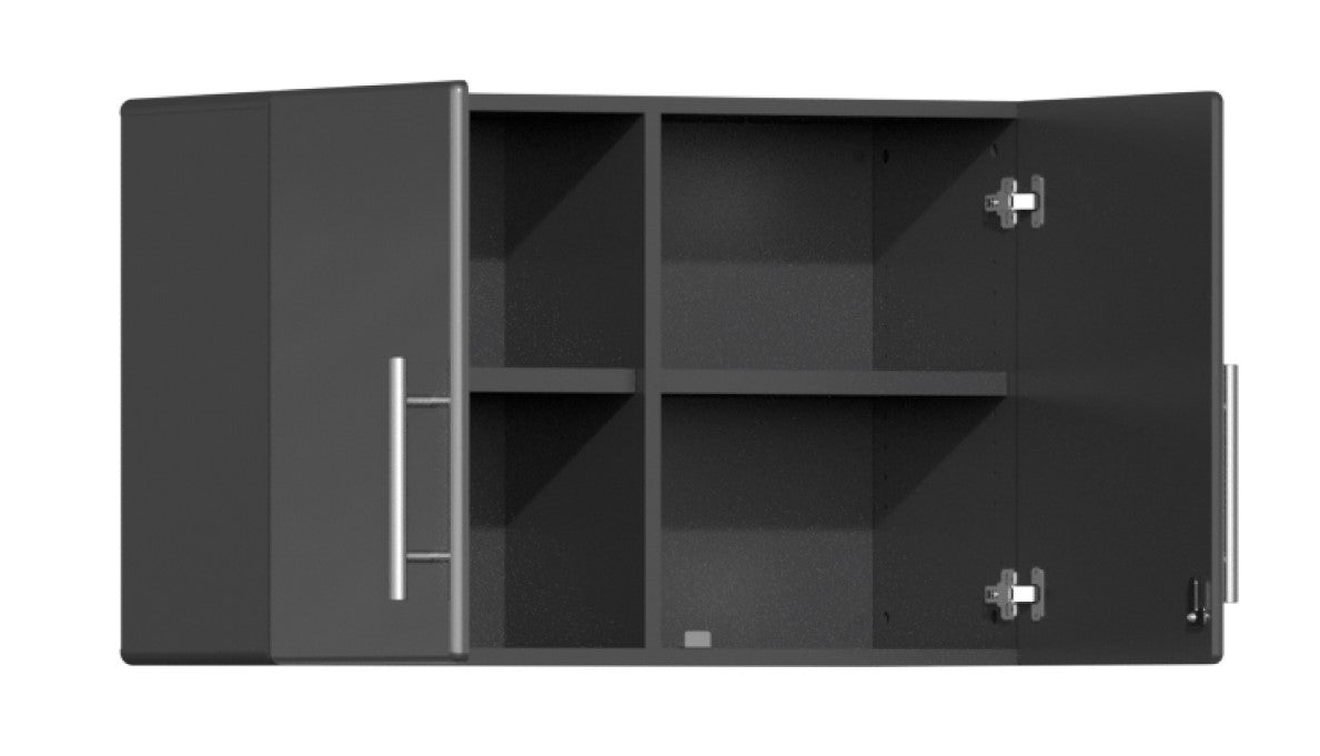 Ulti-MATE Garage 2.0 Series Gray 4-Piece Oversized Partitioned Wall Cabinet Kit - UG23040G