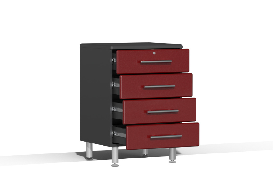 Ulti-MATE Garage 2.0 Series Red 4-Piece Set - UG25041R