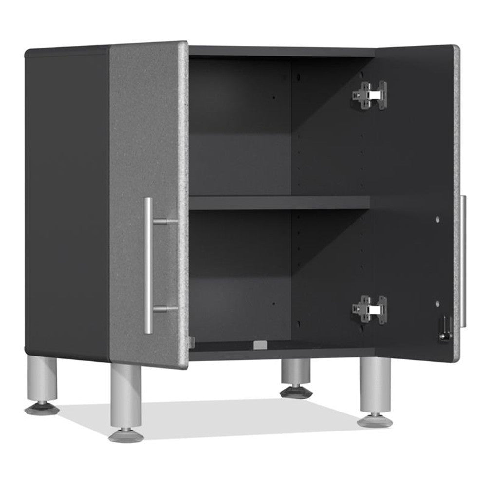 Ulti-MATE Garage 2.0 Series Silver Metallic 2-Door All-Purpose Base Cabinet
