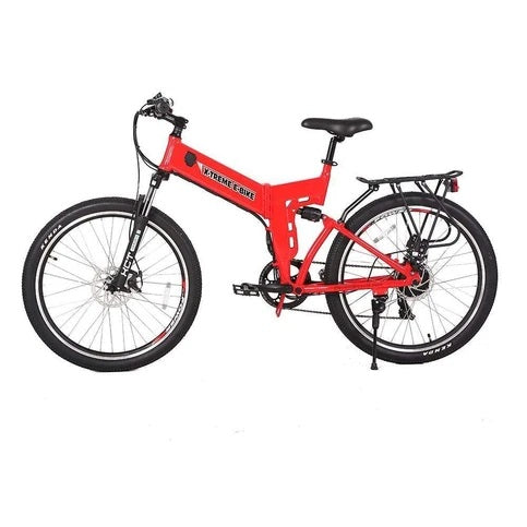 x treme electric bicycle X-Treme 300W 24V X-Cursion Elite Folding Mountain Electric Bike