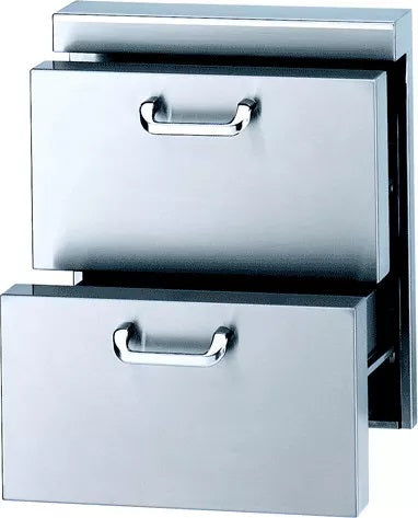18 Inch Double Utility Drawers with Fully Extendable Drawers