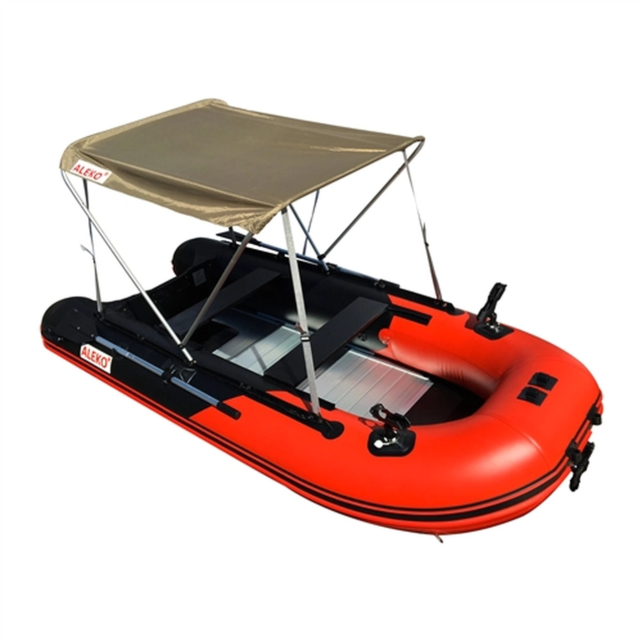 Aleko Bstent320we Summer Canopy Boat Tent Sun Shelter Sunshade for Inflatable Boats, Wheat