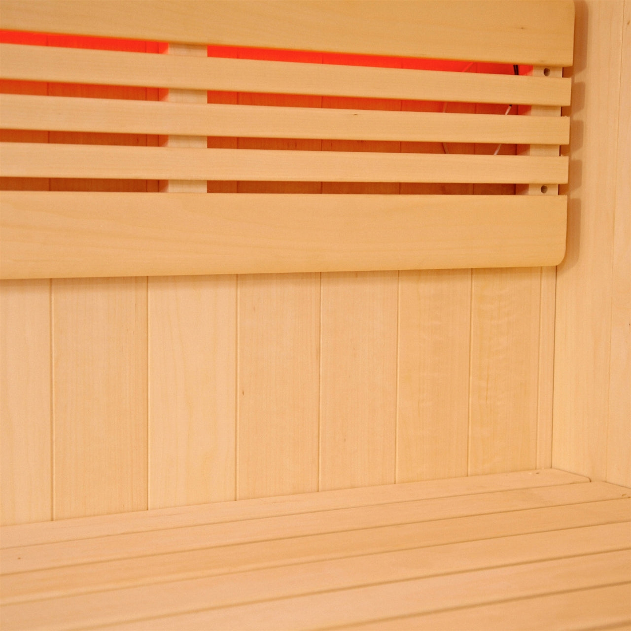 Aleko Canadian Hemlock Indoor Wet Dry Sauna with LED Lights