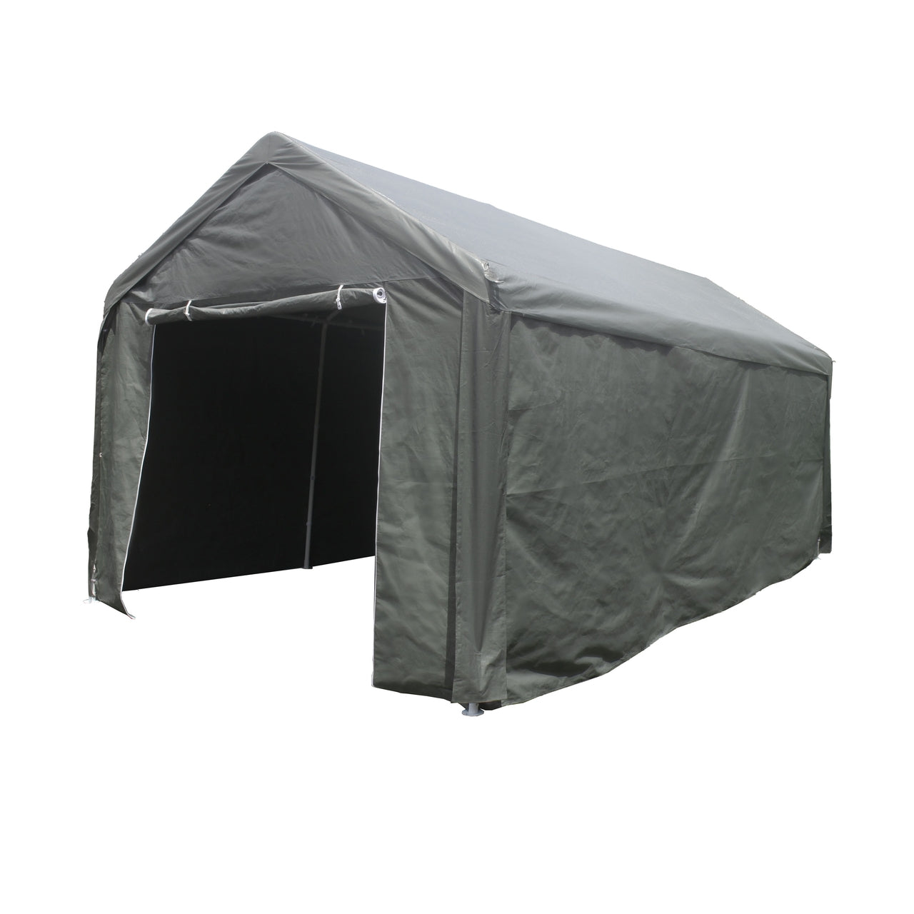 carport tent Aleko Heavy Duty Outdoor Canopy Carport Tent in Gray