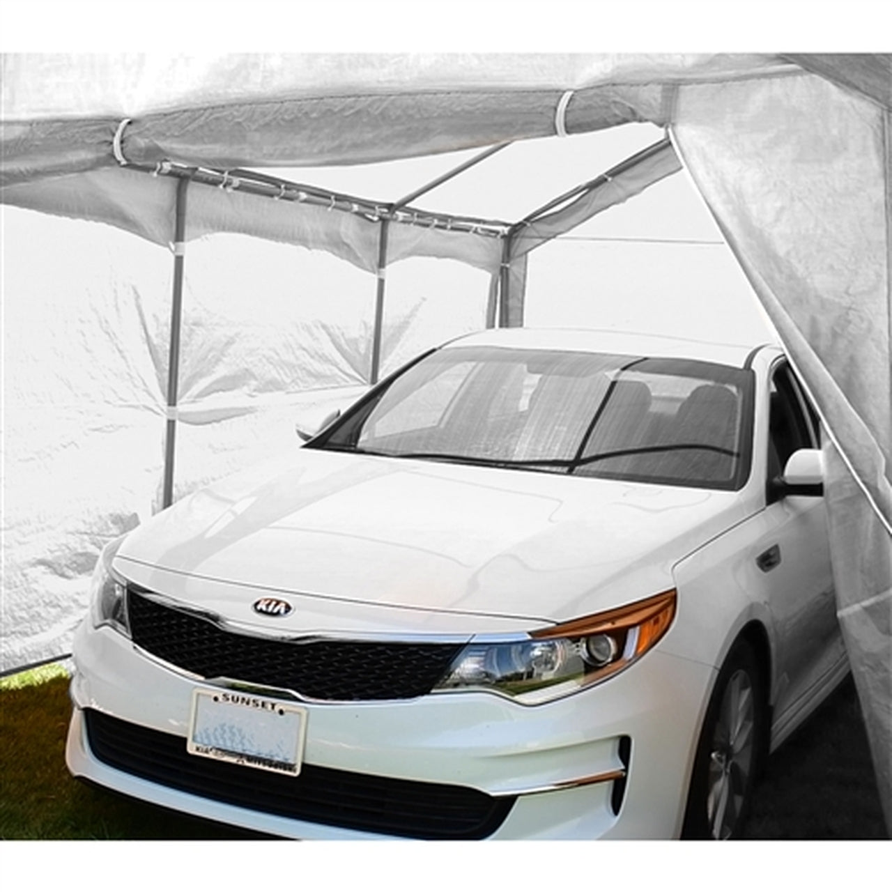 Aleko Carports Heavy Duty Outdoor Canopy Carport Tent - 10 X