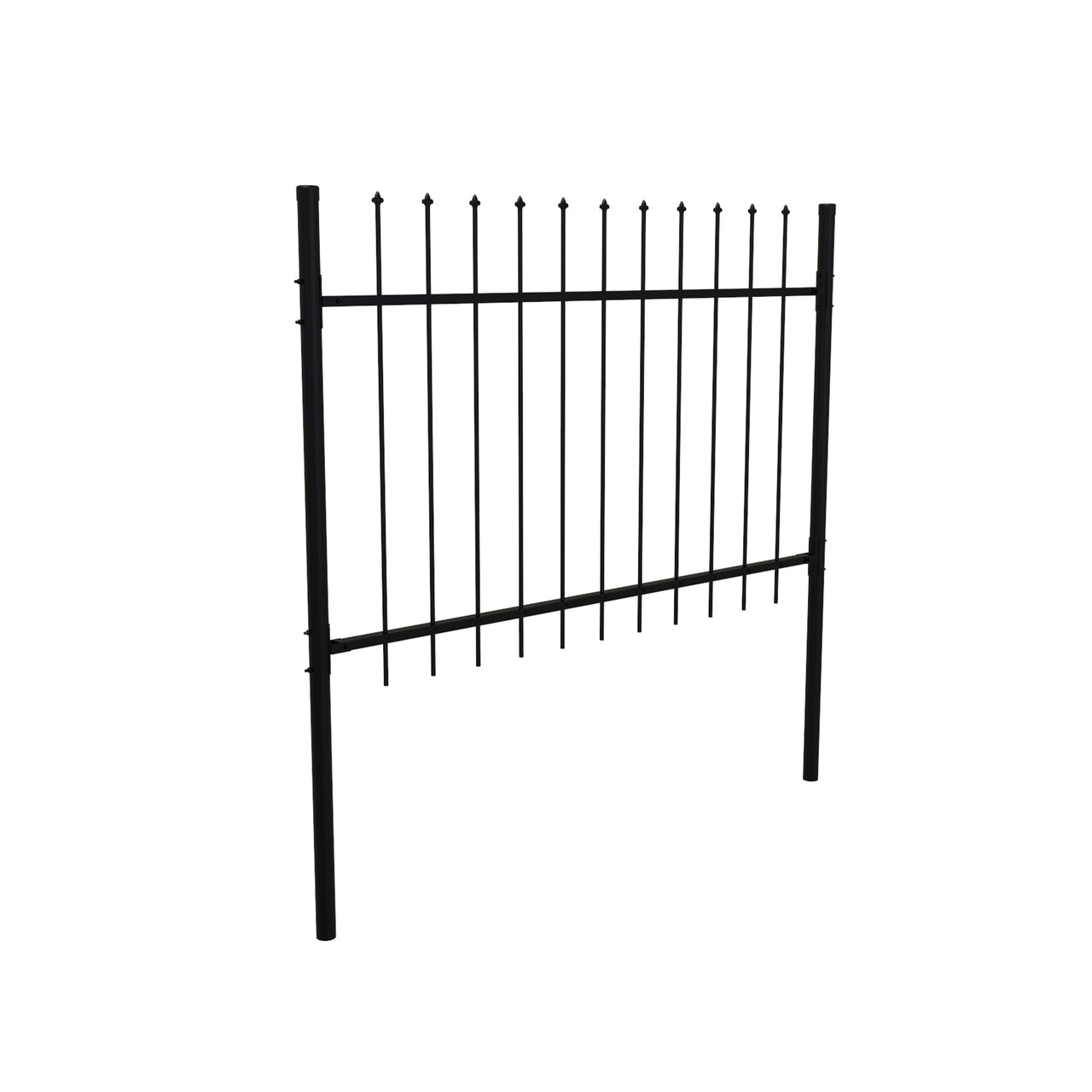 Aleko DIY Steel Fence Panel Kit - ATHENS Style - 5 x 5 Feet