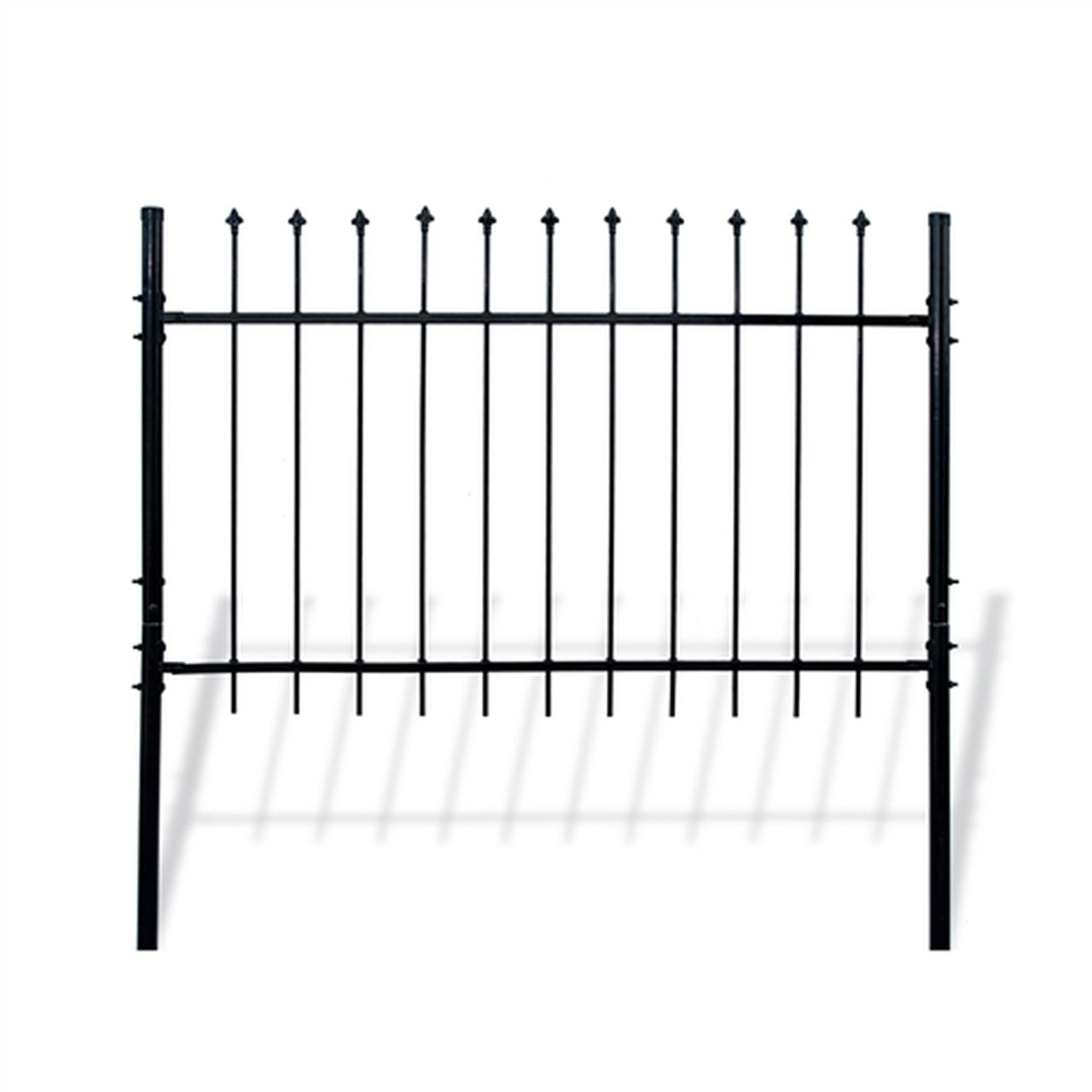 Aleko DIY Steel Fence Panel Kit - ATHENS Style - 5 x 5 Feet