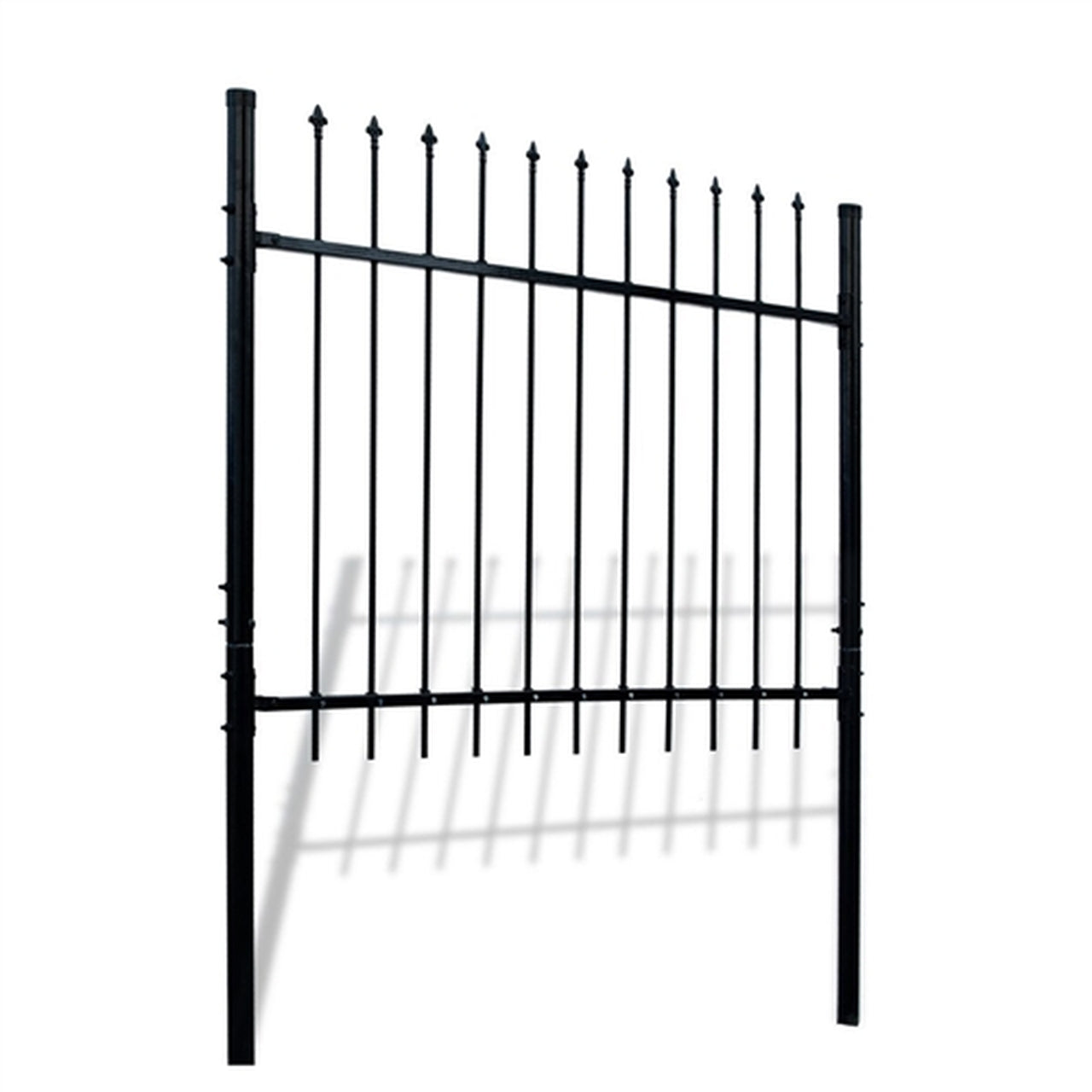 Aleko DIY Steel Fence Panel Kit - ATHENS Style - 5 x 5 Feet