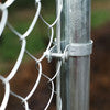 Aleko Galvanized Steel Chain Link Fence - Complete Kit - 6 x