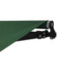 Aleko Motorized Retractable Black Frame Patio Awning 12 x 10 Feet - Green