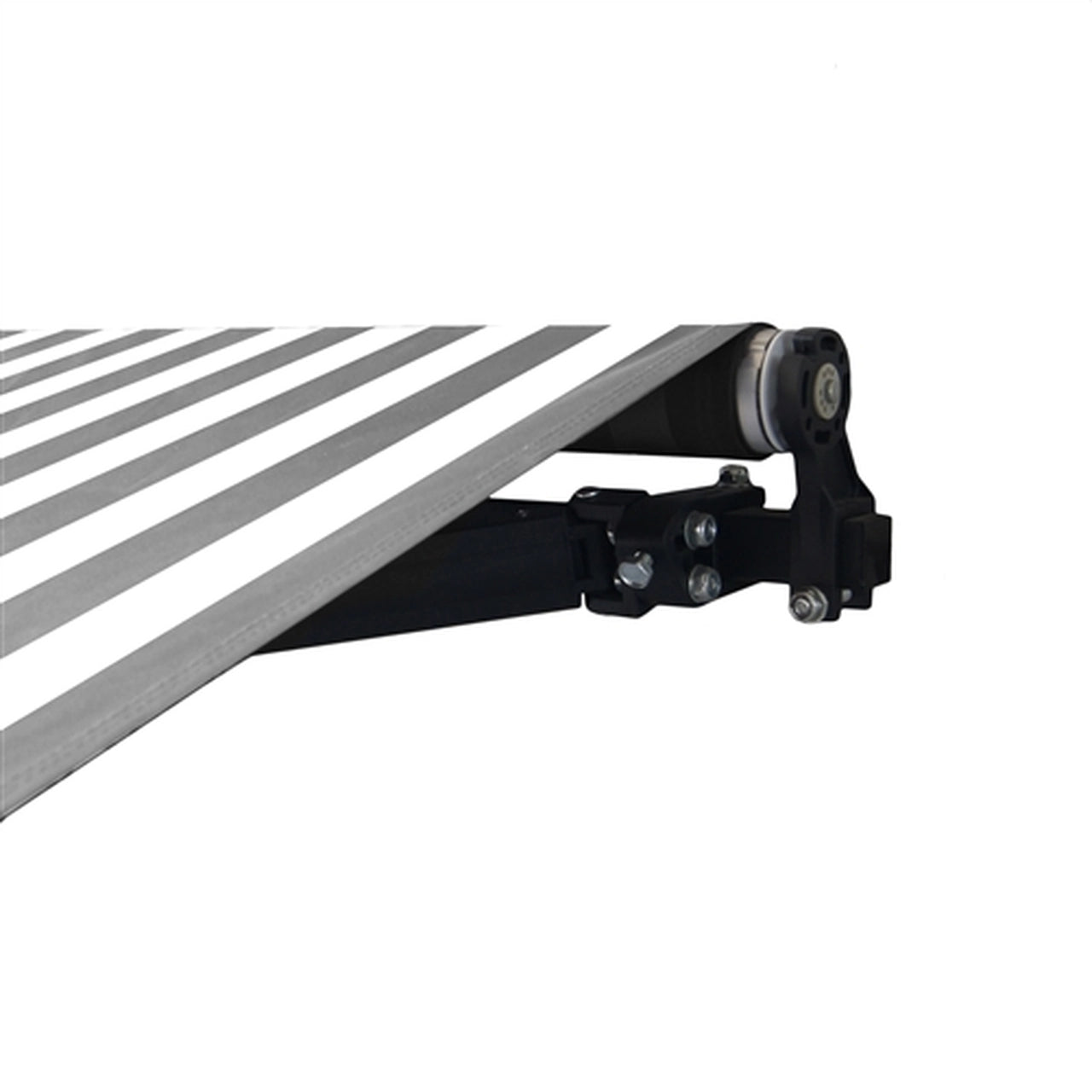 Aleko Motorized Retractable Black Frame Patio Awning 13 x 10