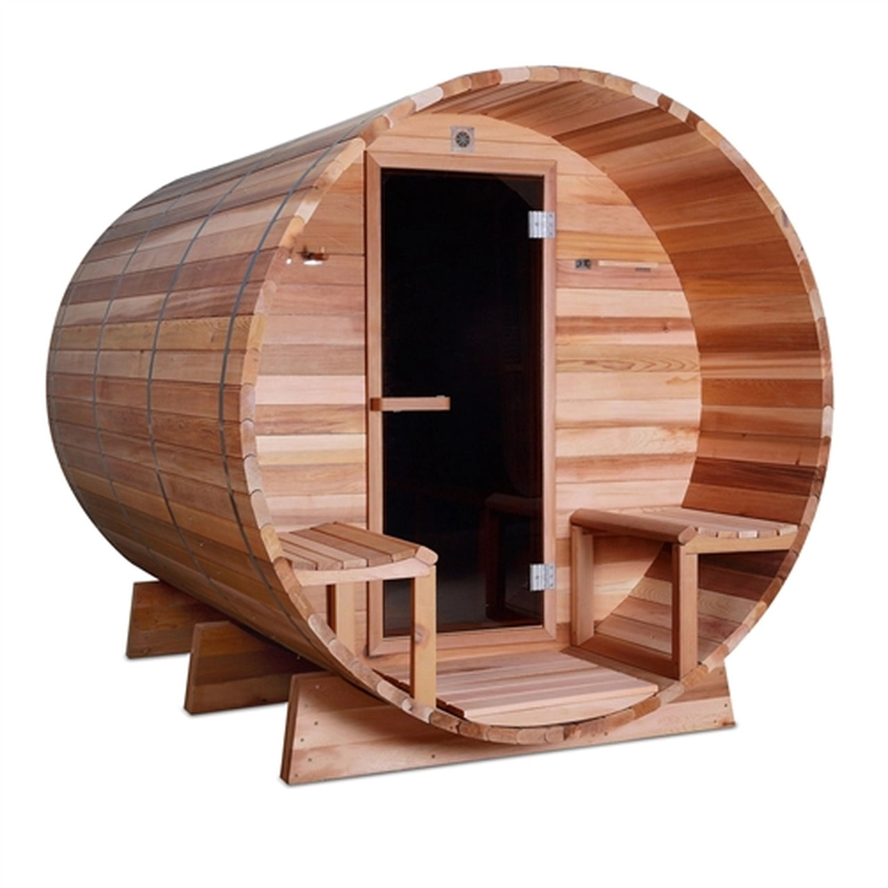 Aleko Outdoor or Indoor Western Red Cedar Wet Dry Barrel