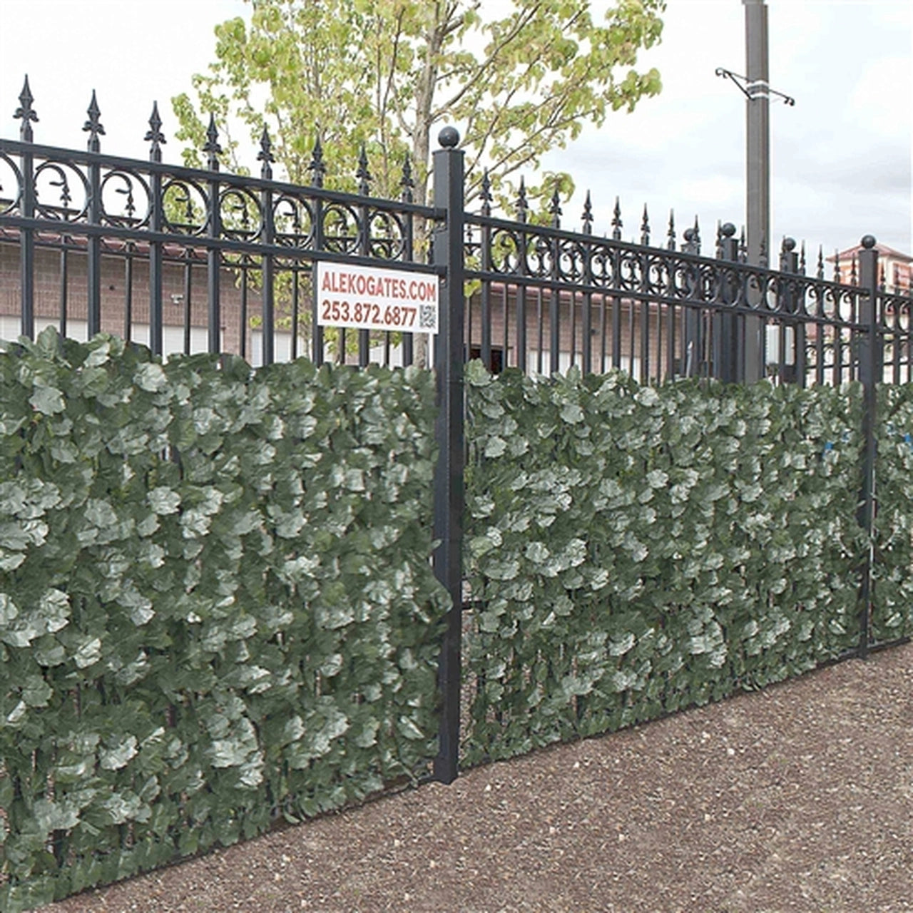 Aleko Privacy Fence Screens Artificial Ivy Leaf Privacy