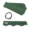Aleko Retractable Awning Fabric Replacement - 16x10 Feet - Green