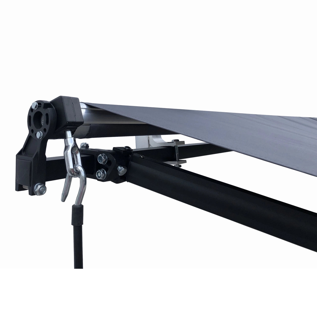 Aleko Retractable Black Frame Patio Awning 10 x 8 Feet -