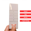 Aleko Single Channel Remote with LED Control - Half Cassette LED Awnings - Tubular Motor DM45RD