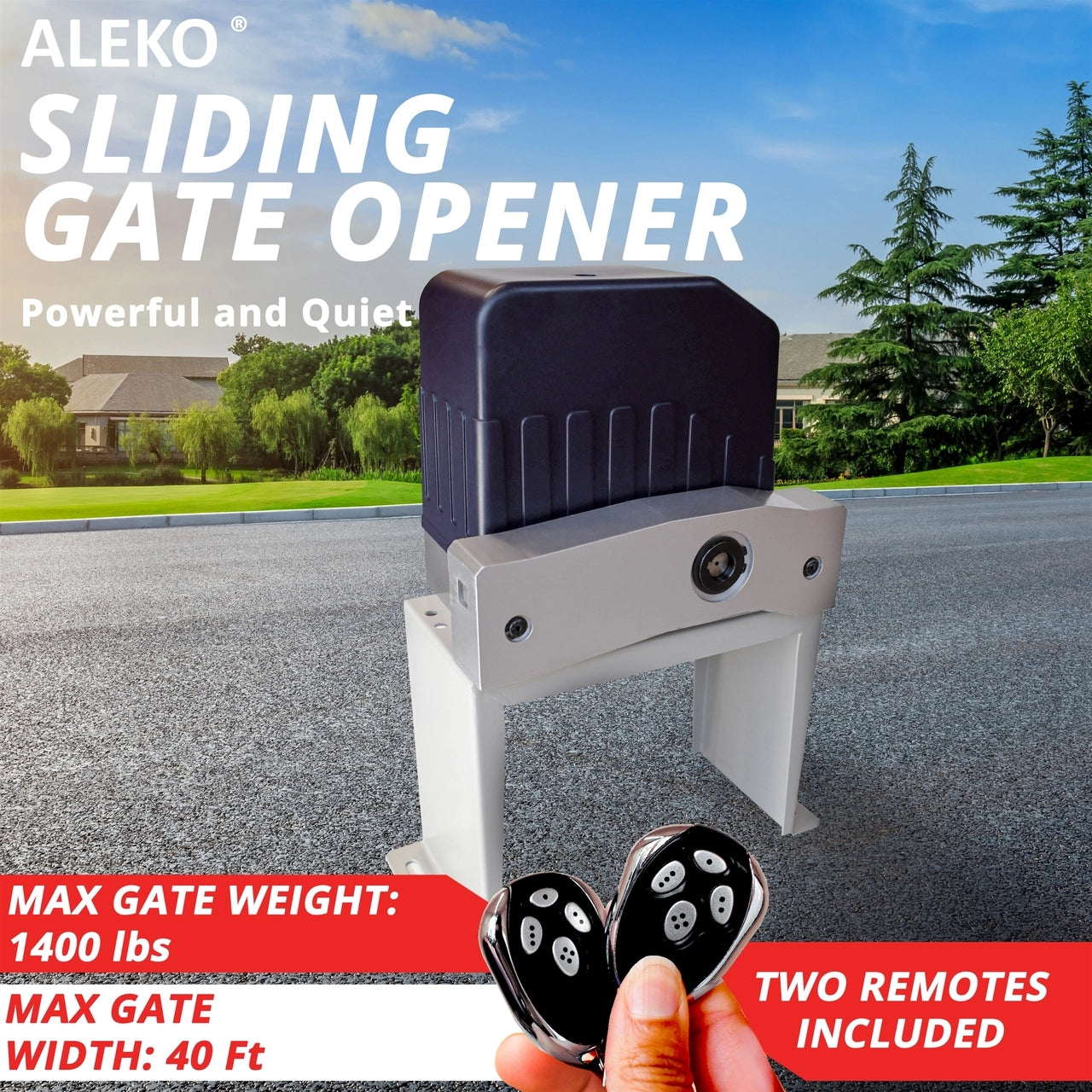 Aleko Sliding Gate Opener - AC1400 - Accessories Kit - ACC3