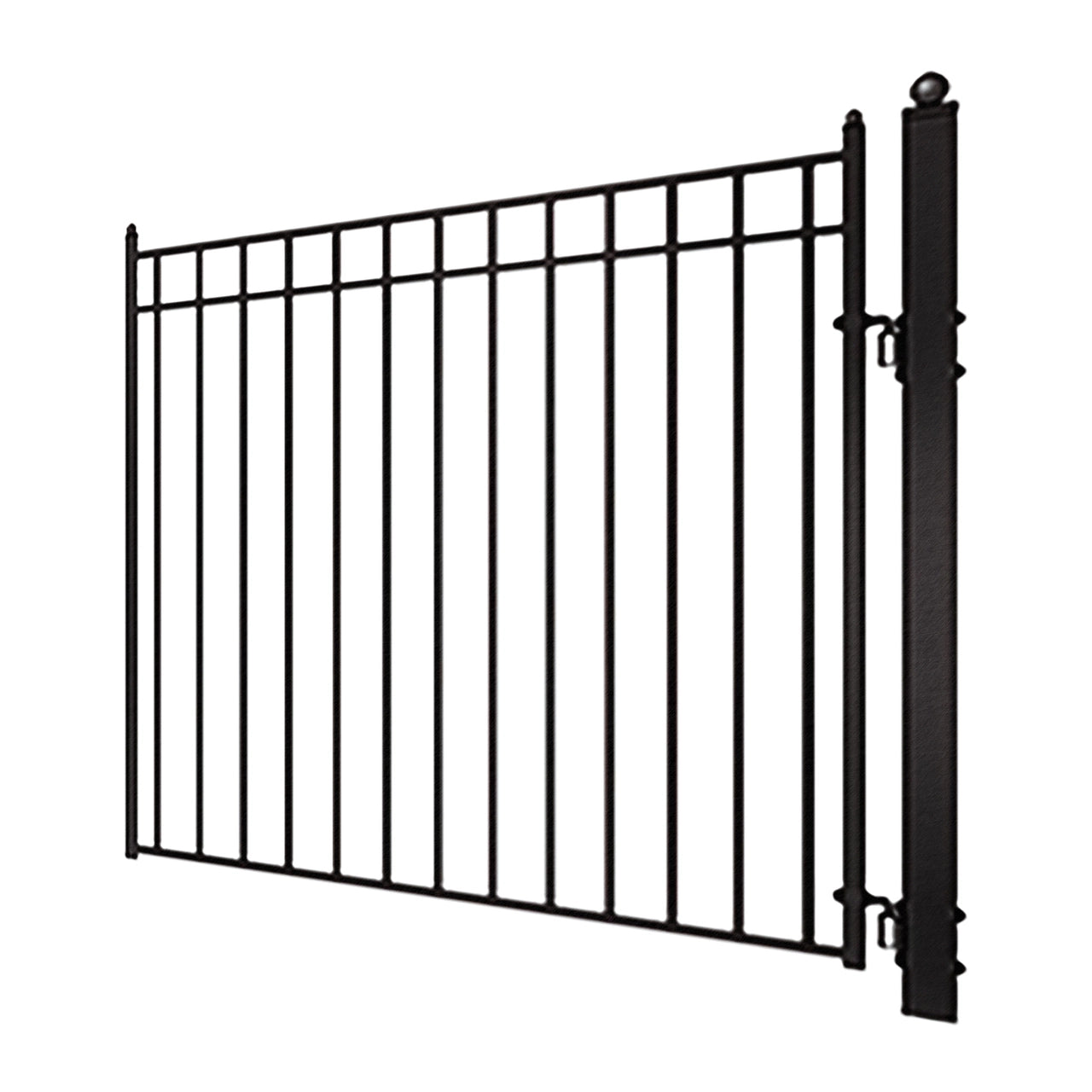 Aleko Steel Dual Swing Driveway Gate - MADRID Style - 12 x 6 Feet