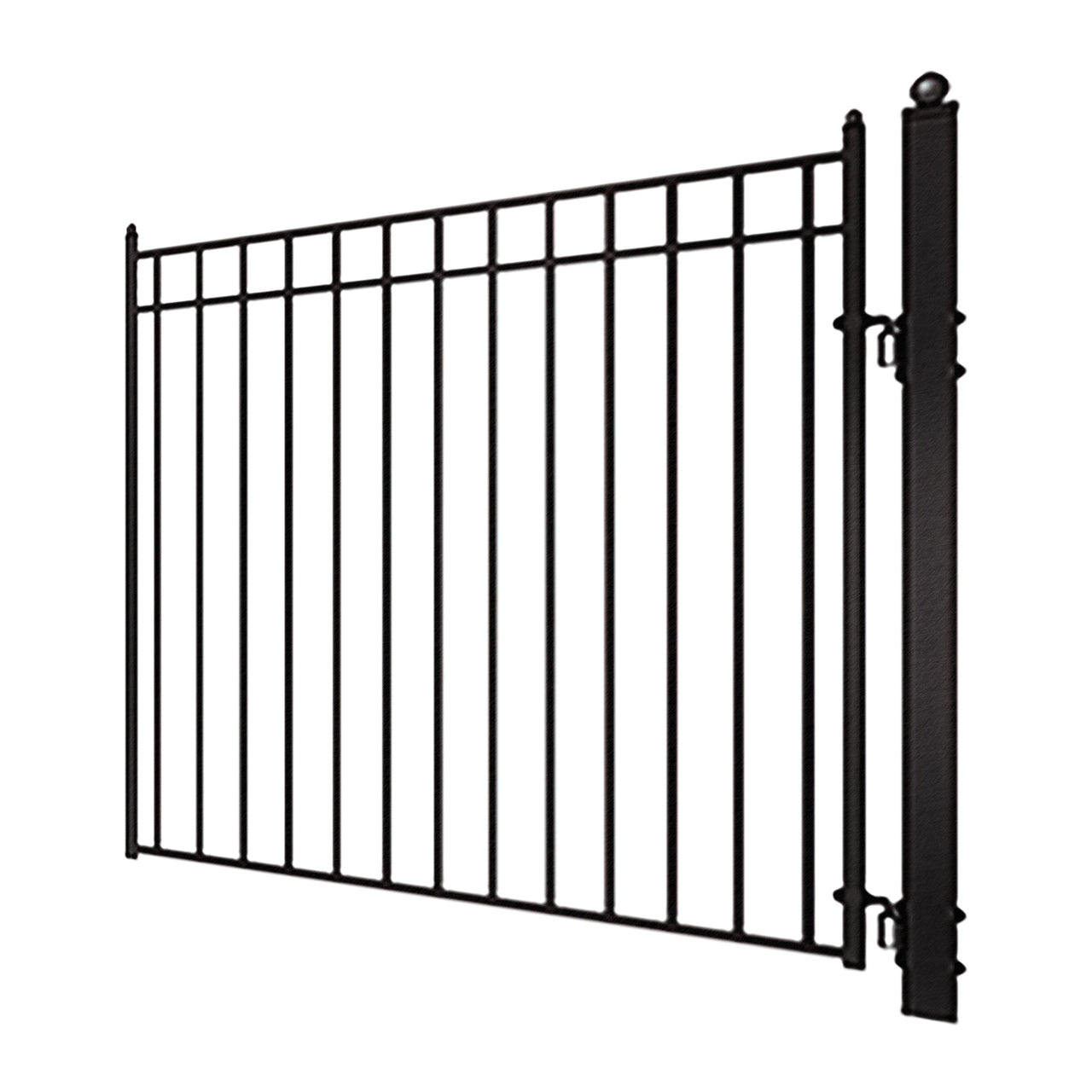 Aleko Steel Dual Swing Driveway Gate - MADRID Style - 16 x 6