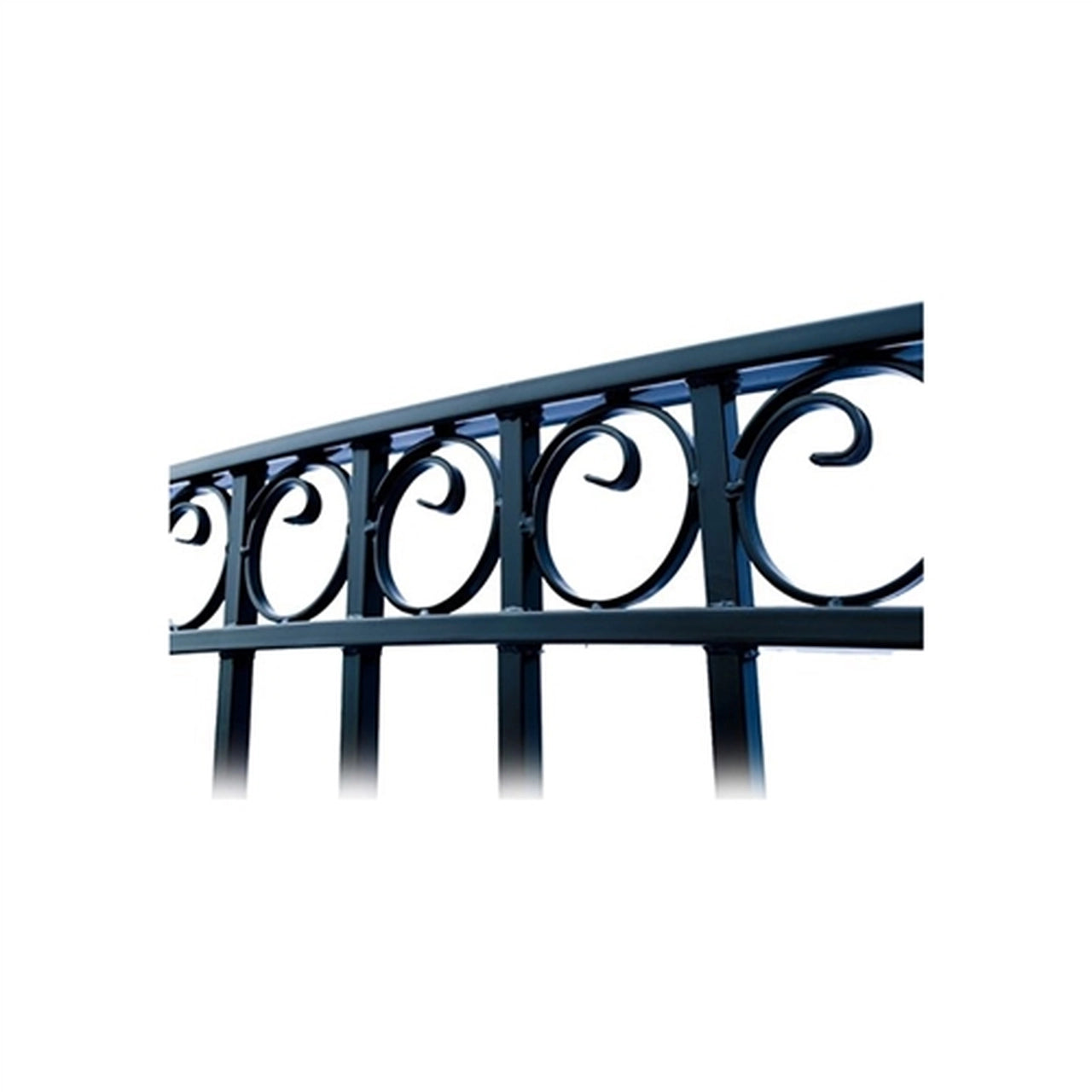 Aleko Steel Dual Swing Driveway Gate - PARIS Style - 14 x 6