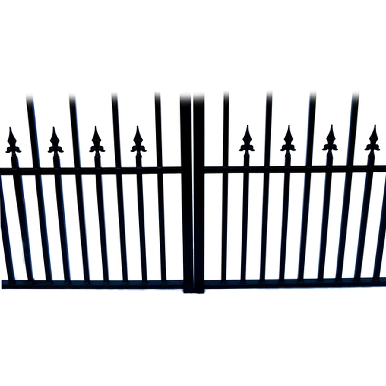 Aleko Steel Dual Swing Driveway Gate - PRAGUE Style - 16 x 6