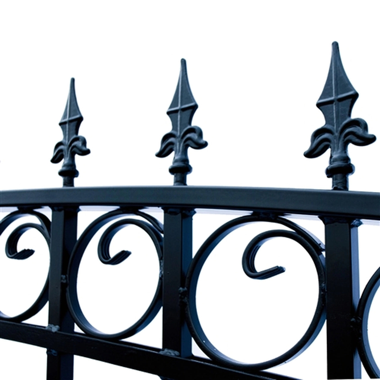 Aleko Steel Dual Swing Driveway Gate - PRAGUE Style - 16 x 6