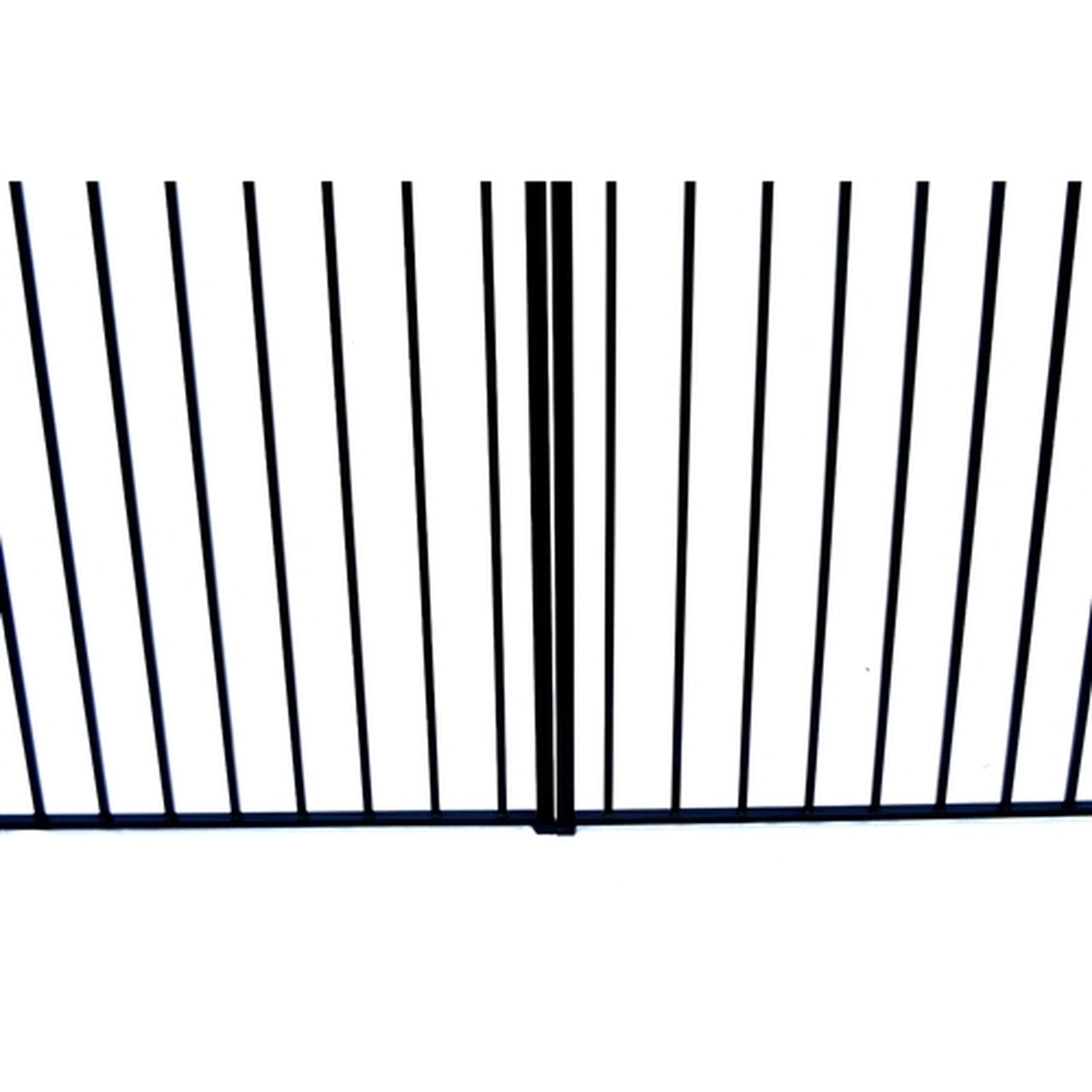 Aleko Steel Dual Swing Driveway Gate - STOCKHOLM Style - 18