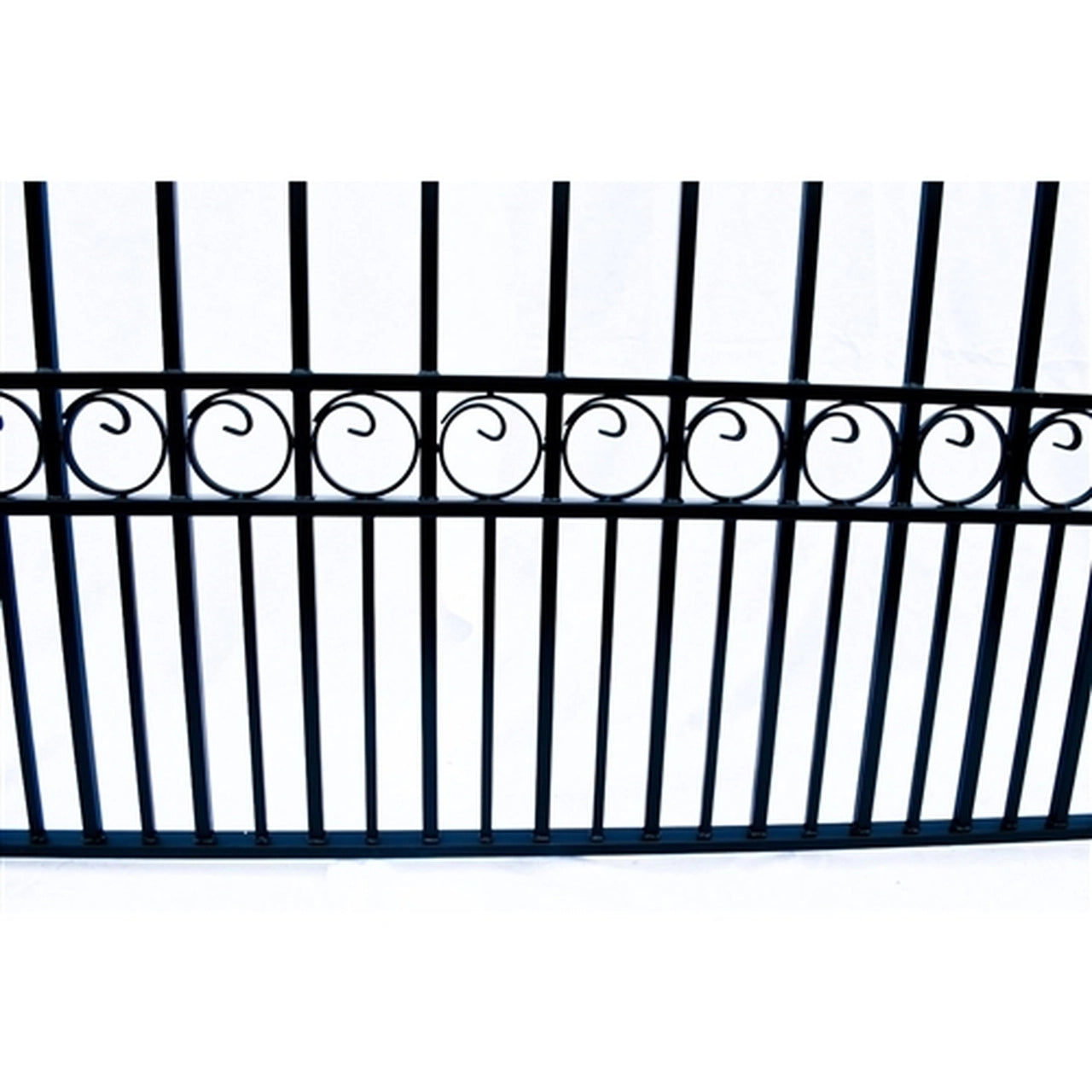 Aleko Steel Single Swing Driveway Gate - PARIS Style - 14 x