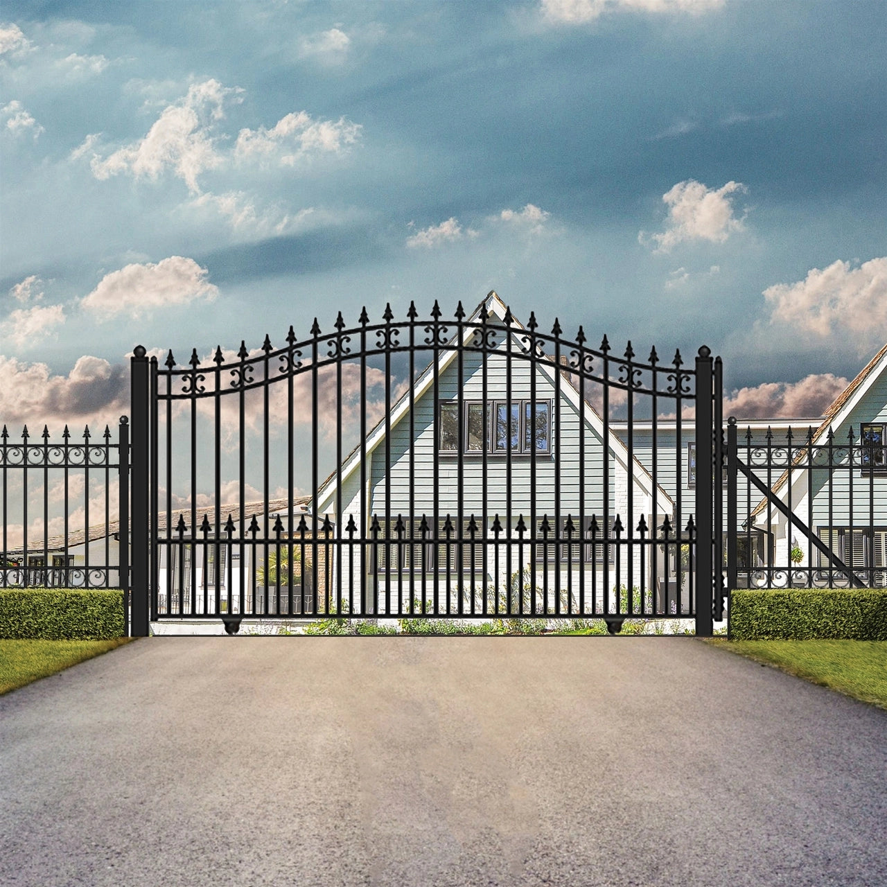 Aleko Steel Sliding Driveway Gate - ST.PETERSBURG Style - 12