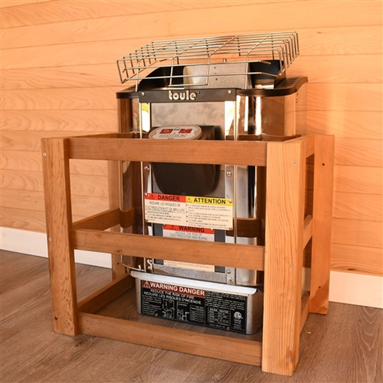 Aleko TOULE ETL Certified Wet Dry Sauna Heater Stove - Digital Controller -  3KW – Garage Cabinets Online