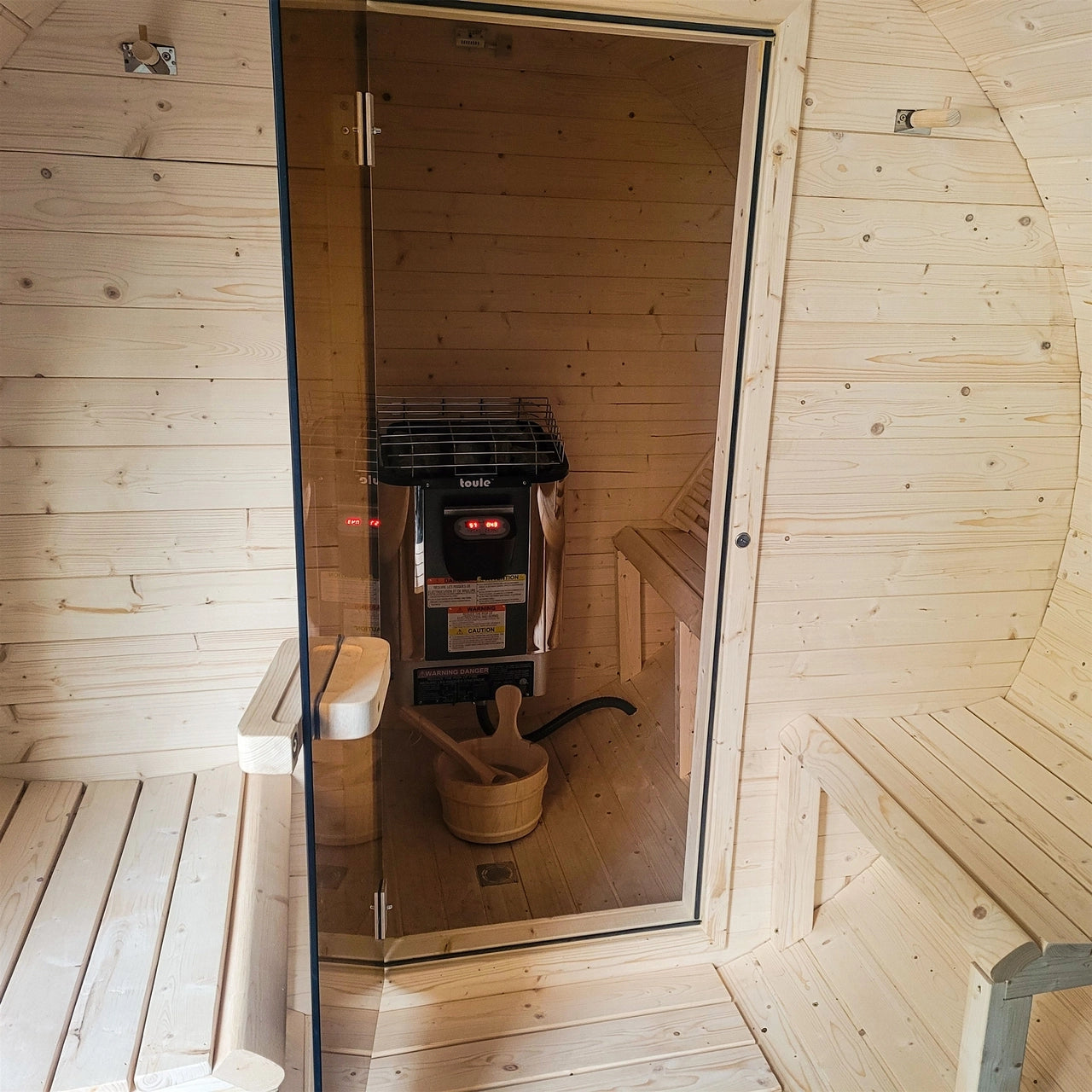 Aleko TOULE ETL Certified Wet Dry Sauna Heater Stove -