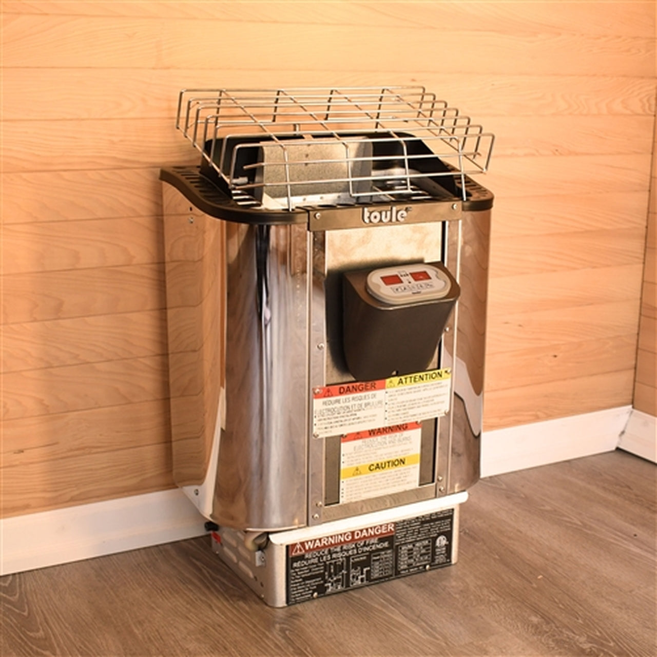 Aleko TOULE ETL Certified Wet Dry Sauna Heater Stove -