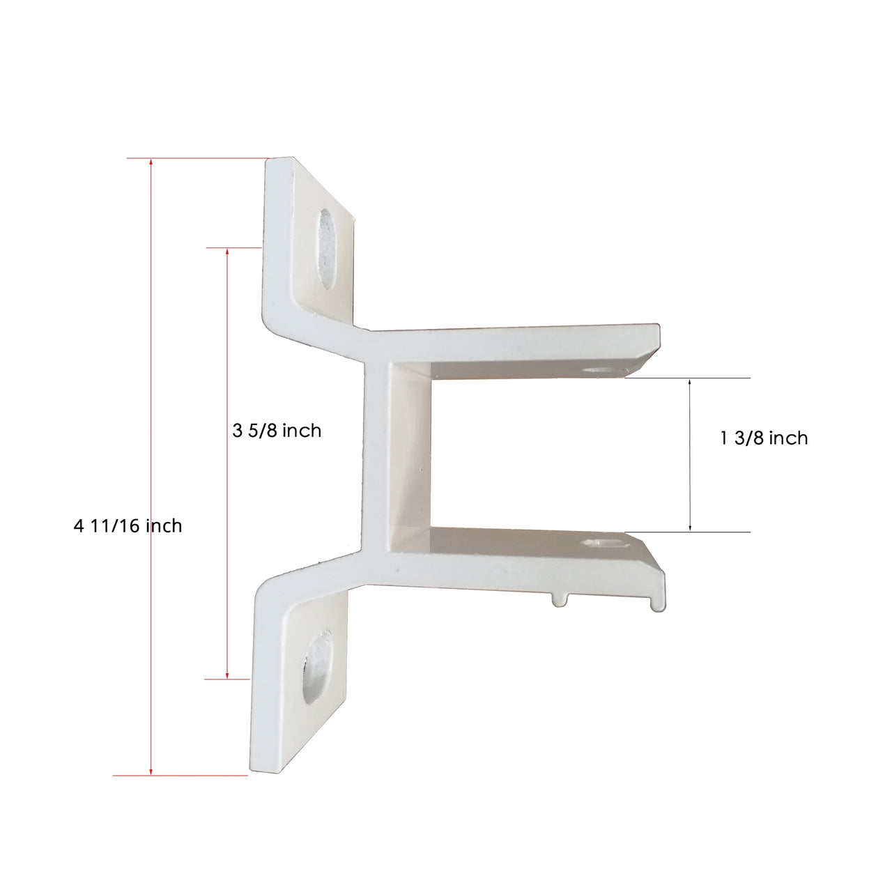 Aleko Wall Bracket for Retractable Awning - White