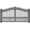 Amazing Gates - Concord - (12') Gap Width x (6'6") High Driveway Bi-Parting Swing Gate