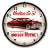 Collectable Sign and Clock - 1951 Hudson Hornet Clock