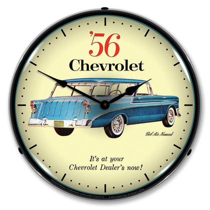 Collectable Sign and Clock - 1956 Chevrolet Nomad Clock